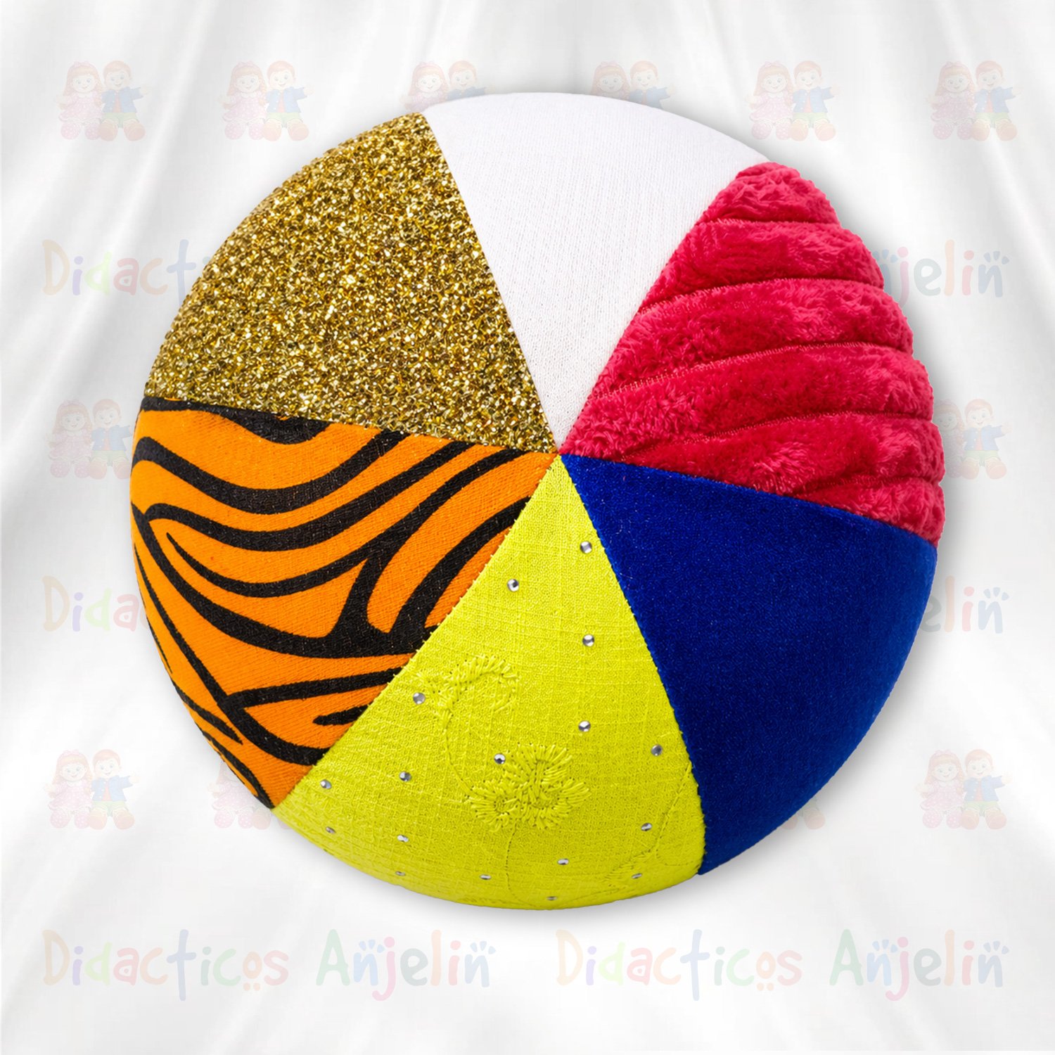 Balón de hecho con texturas para la estimulación temprana de los más pequeños