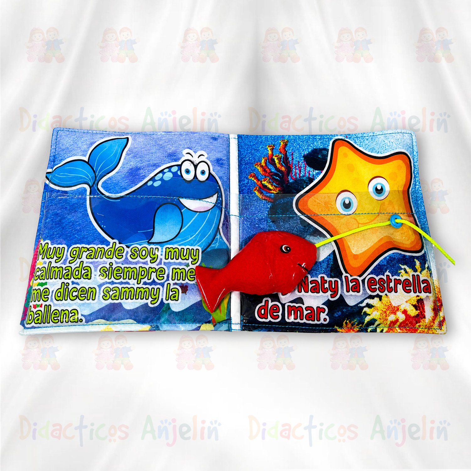 ANIMALES DEL MAR / LIBRO EN TELA - Image 3